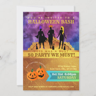 Hocus Pocus Invitaties Kaart