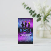 Hocus Pocus Invitations Visitekaartjes (Staand voorkant)