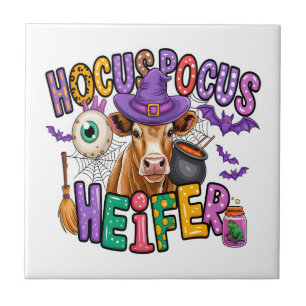 Hocus Pocus Kalf Halloween Koe Tegeltje
