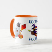 Hocus Pocus Magic Broom Witch Boo Halloween Party Mok (Voorkant links)