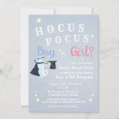 Hocus Pocus Magic Snowman Winter Gender onthulling Kaart (Voorkant)