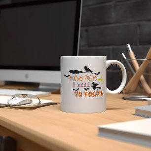 Hocus Pocus Moderne Orange Halloween Mug