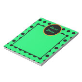 Hocus Pocus Notitieblok (Neon groen en zwart) (Gedraaid)