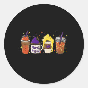 Hocus Pocus Pumpkin Spice Latte Coffee Love Herfst Ronde Sticker
