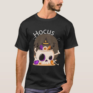 Hocus pocus schedelketel t-shirt