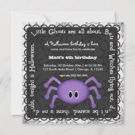 Hocus Pocus Spider Birthday Kaart