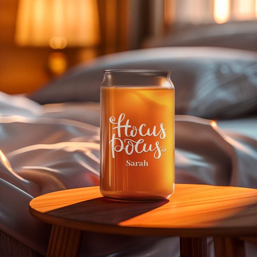 Hocus Pocus Typographie Halloween Nom personnalisé