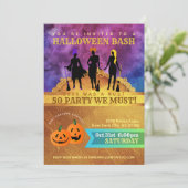 Hocus Pocus Uitnodigingen (Staand voorkant)