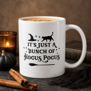 Hocus Pocus Zwarte Halloween Citaat Koffiemok