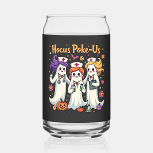 Hocus-Poke US Nursing Spooky Halloween Ghost Blikvorm Glas