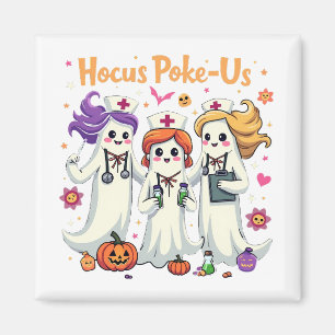 Hocus-Poke US Nursing Spooky Halloween Ghost Magneet