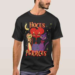 Hocus Purrcus Mid-Century Modern Heksenkatten T-shirt