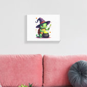 Hocus Shellcus Schildpad Canvas Afdruk (Insitu (Woonkamer))