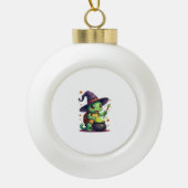 Hocus shellcus schildpad keramische bal ornament (Voorkant)