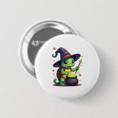 Hocus shellcus schildpad ronde button 5,7 cm (Voorkant /achterkant)