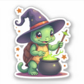 Hocus shellcus schildpad sticker (Voorkant)