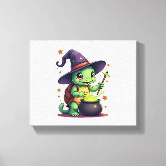 Hocus Shellcus Turtle Canvas Afdruk (Voorkant)