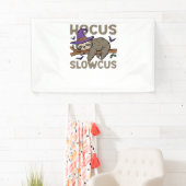 Hocus Slowcus Grappig Halloween Luiaard Classic T- Spandoek (Insitu)