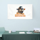 Hocus Slowcus Luiaard liefhebbers Halloween kostuu Spandoek (Beurs)