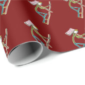 Hod Carrier Stickman Cadeaupapier (Rol Hoek)