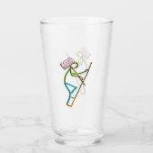 Hod Carrier Stickman Glas (Achterkant)