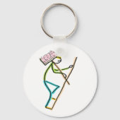 Hod Carrier Stickman Sleutelhanger (Achterkant)