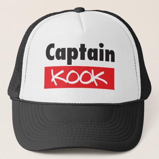 HOD - Kapitein KOOK Trucker Hat Pet (Voorkant)