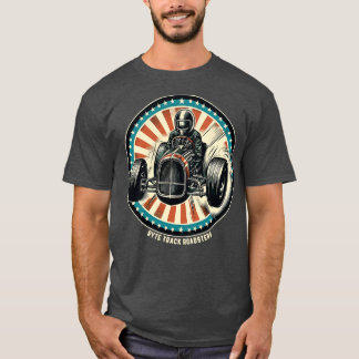 Hod Rod Racing Comic Book Style T-shirt