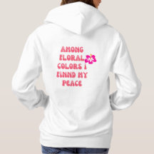 Hoddie con frase motivadora en rosa