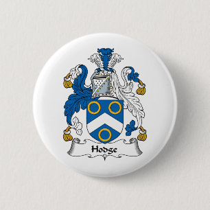Hodge Family Crest Ronde Button 5,7 Cm