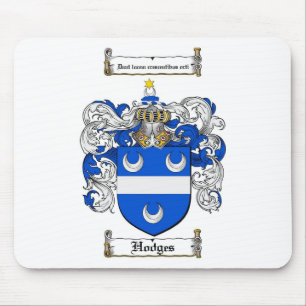 HODGES FAMILY CREST - HODGES COAT WAPENS MUISMAT