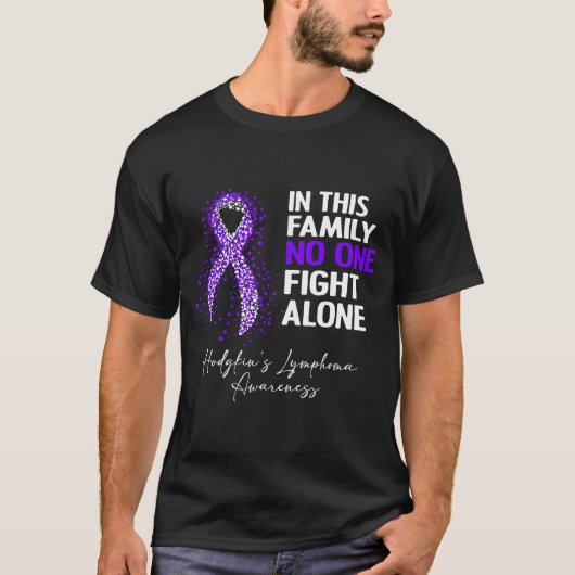 Hodgkin's Lymfoom Awareness/Support T-Shirt (Voorkant)