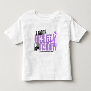 Hodgkins Lymfoom Ik Draag Violet voor mijn moeder Kinder Shirts