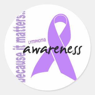 Hodgkins Lymphoma Bewustheid Ronde Sticker