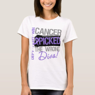 Hodgkins Lymphoma Cancer bezocht de verkeerde diva T-shirt