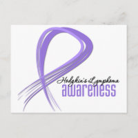 Hodgkins Lymphoma Grunge Ribbon