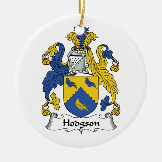 Hodgson Family Crest Keramisch Ornament (Voorkant)