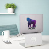 HODL Diamond Hands Ape Sticker (Laptop op bureau)
