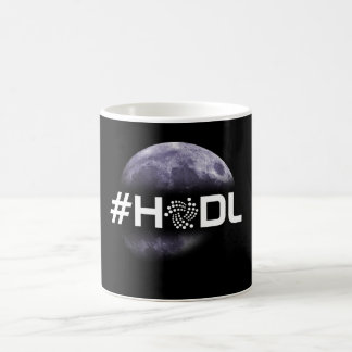 #HODL iota dans la tasse de noir de lune