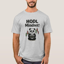 HODL Mindset Panda – Crypto Trading Motivation