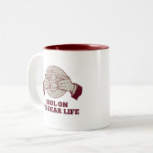 HODL On Pour Chère Vie Mug (Devant gauche)