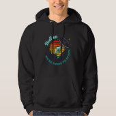 Hodl On We're Going To Space Ethereum Crypto Retro Hoodie (Voorkant)