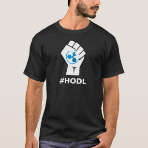 HODL Ripple XRP Logo: Wit T-shirt