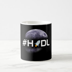 #HODL Stellar Lumens aan de Moon Black Mok