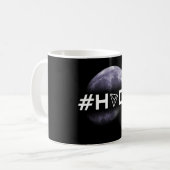 #HODL Tron dans la tasse de noir de lune (Devant gauche)