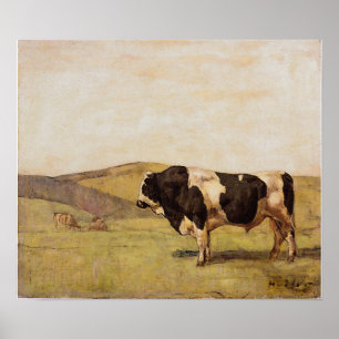 Hodler - De Stier 1878 Poster