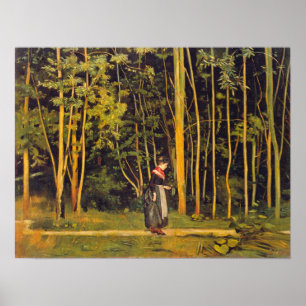 Hodler - Rand van het bos 1885 Poster