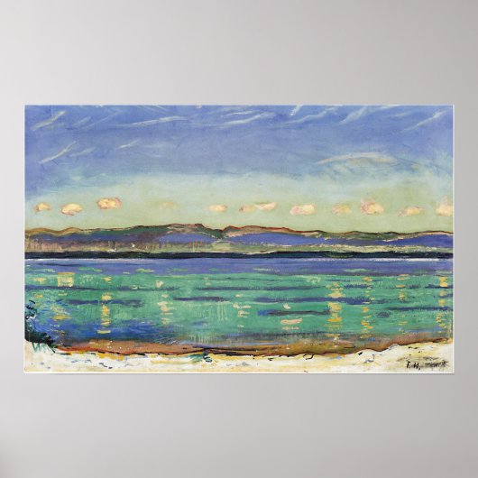 Hodler - Schilderachtig ritme 1908 Poster (Voorkant)