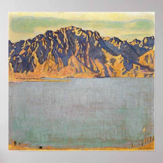 Hodler - The Grammont 1906 Poster (Voorkant)