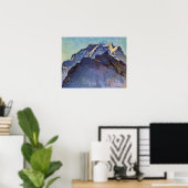 Hodler - Virgo Massif and Black Monk 1911 Poster (Thuiskantoor)